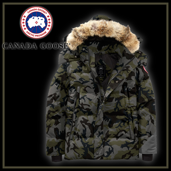 カナダグース スーパーコピー 日本未入荷レア WYNDHAM PARKA／カモフラPRINT 9090407